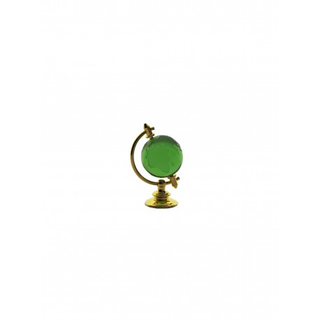 Globe 2,5 cm golden- green