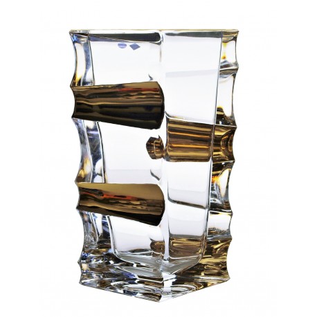 Glass vase Sail- gold